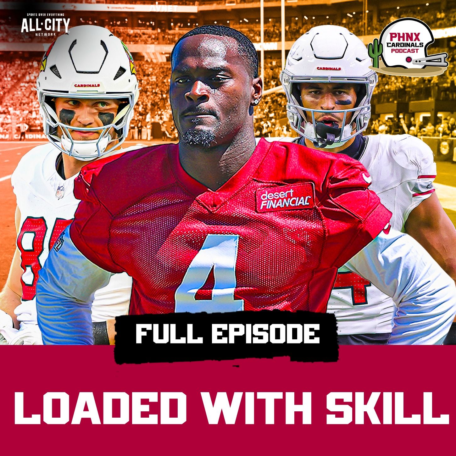 Arizona Cardinals Rank TOP 10 In NFL For Skilled Players LED By Trey McBride, Jeremiyah Love episode artwork