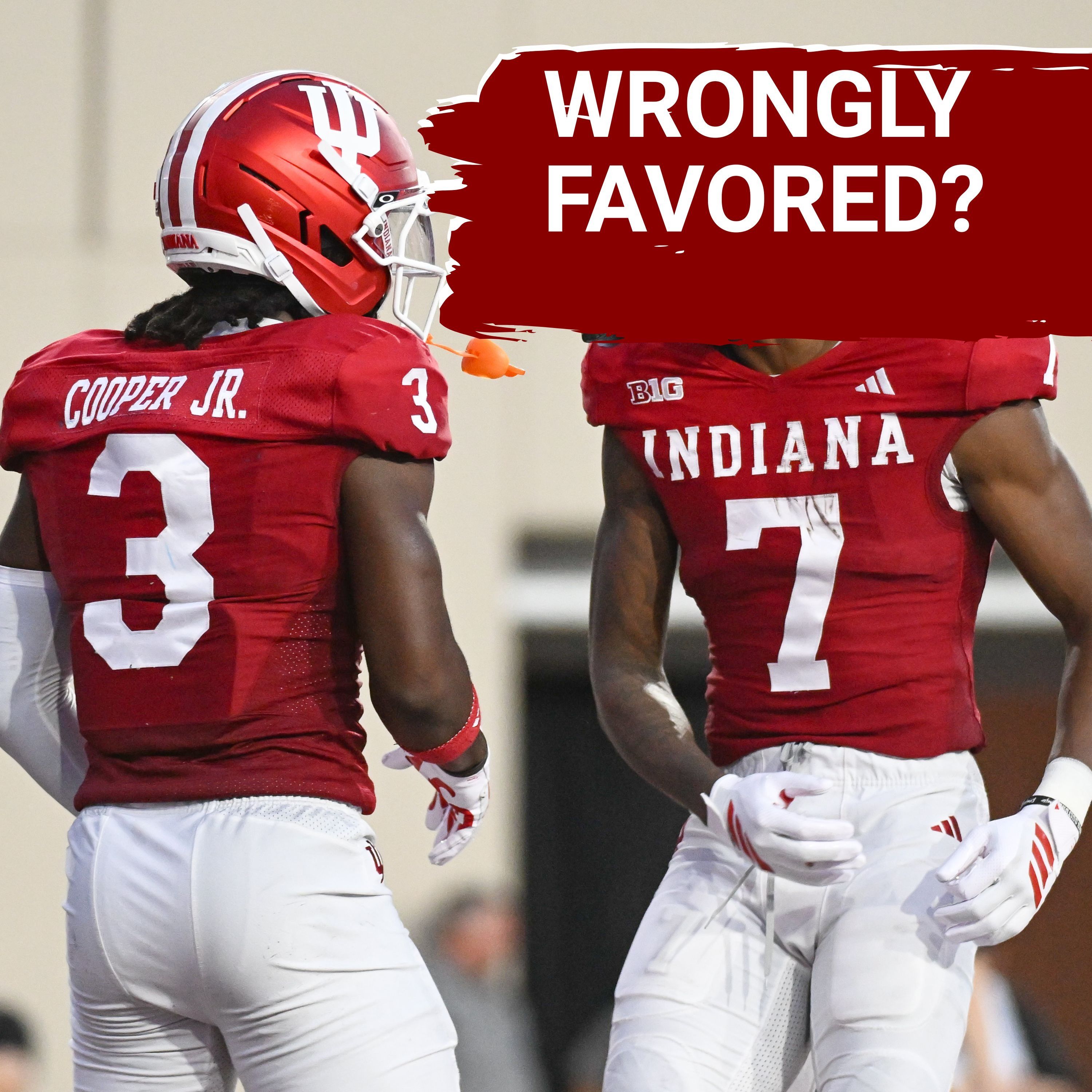 CONCERNING: No. 19 Indiana is FAVORED to beat No. 9 Illinois this weekend... is that RIGHT?