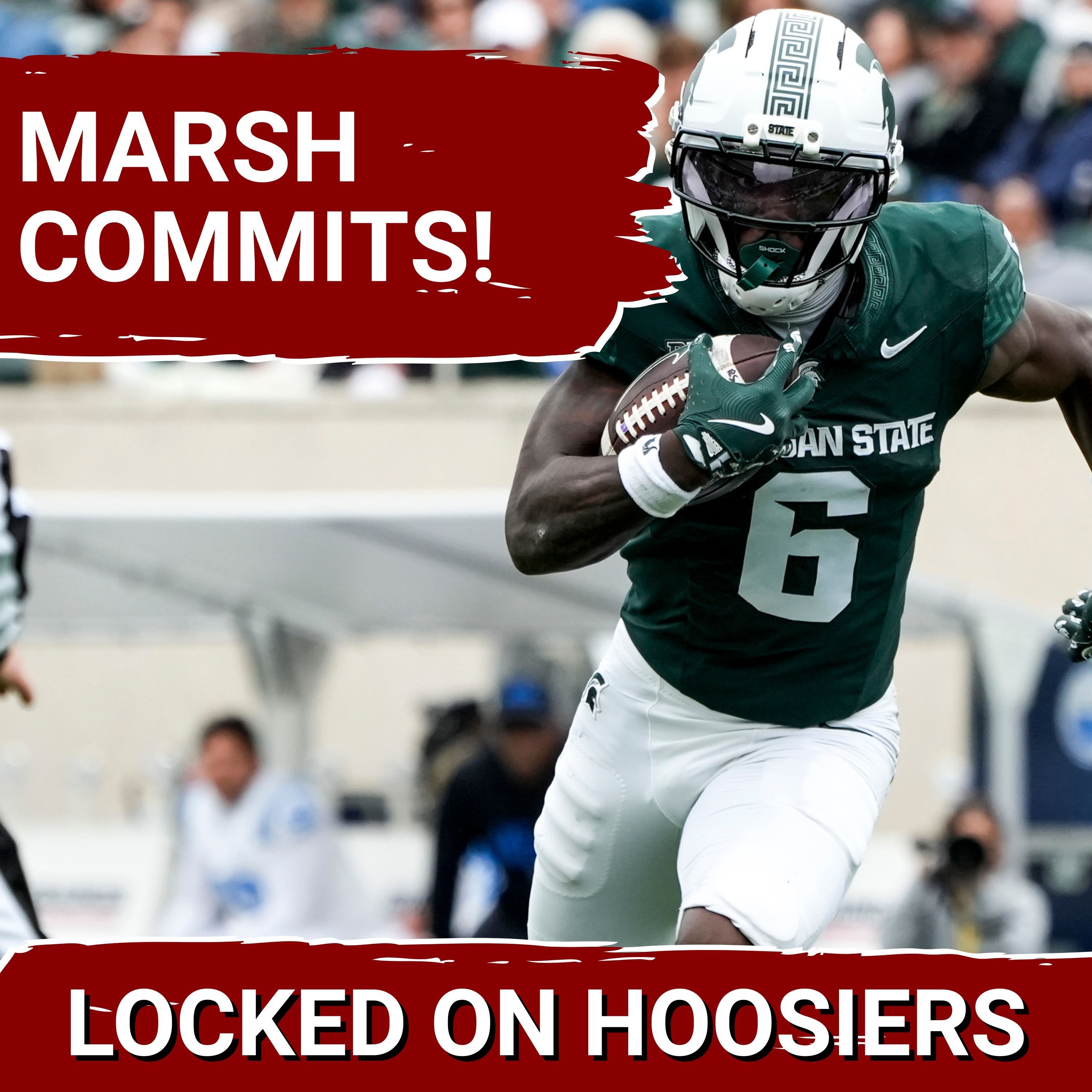 BREAKING: Indiana lands HUGE commit from Nick Marsh, Michigan State Transfer WR | BIGGEST move yet?