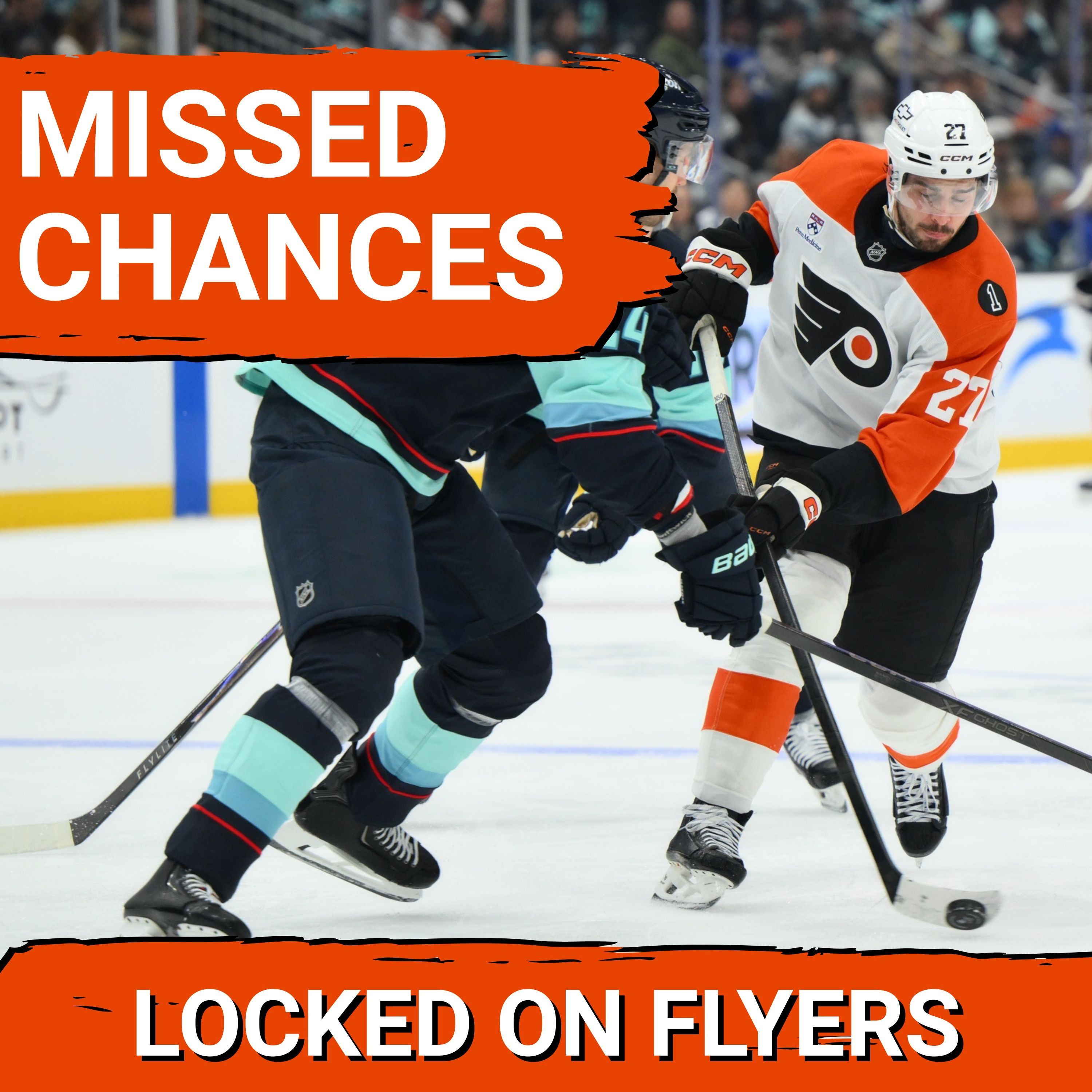 The Philadelphia Flyers struggled to break through vs Seattle Kraken