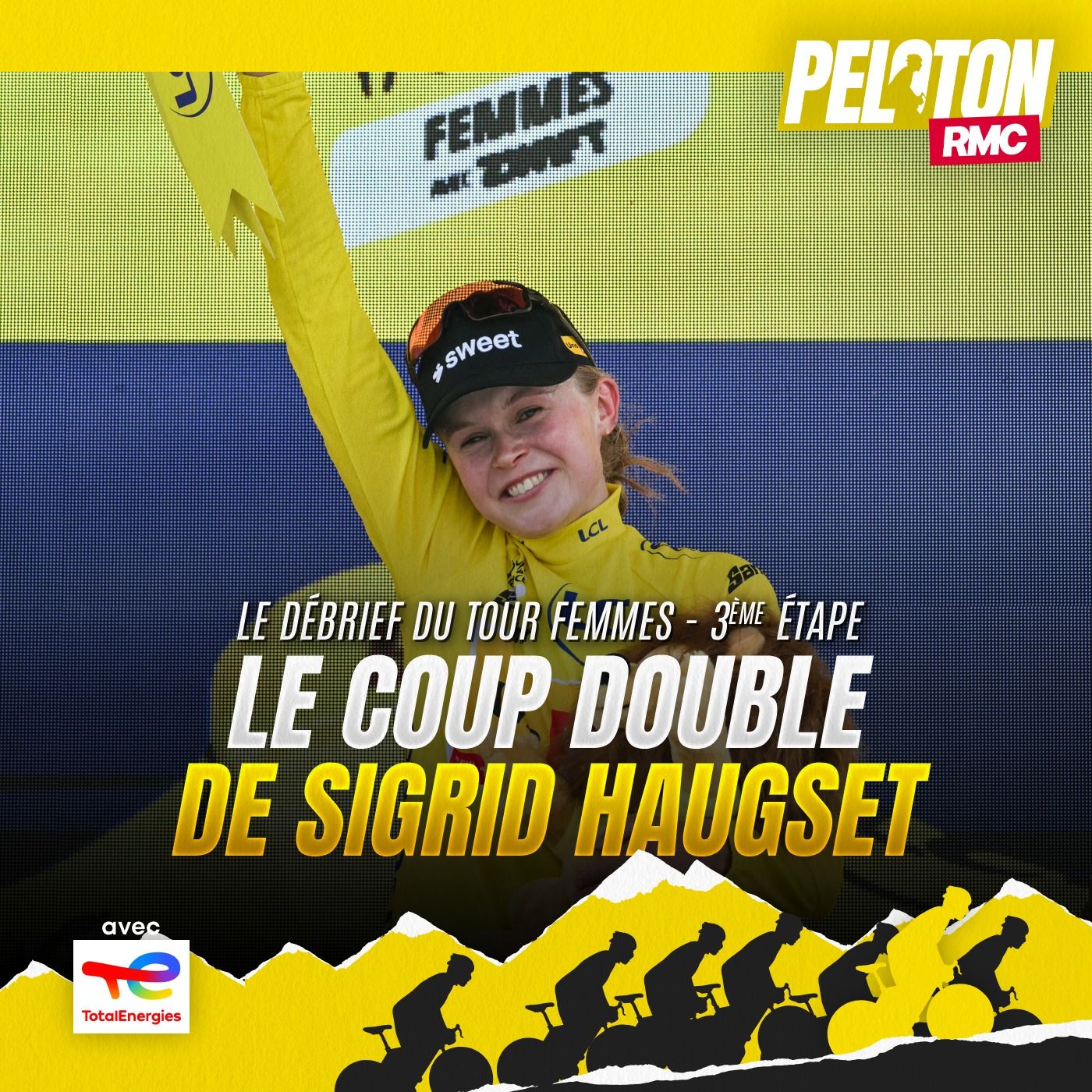 Tour de France Femmes 2026 - Étape 3 : le rêve en jaune de Sigrid Haugset, victorieuse à Poligny