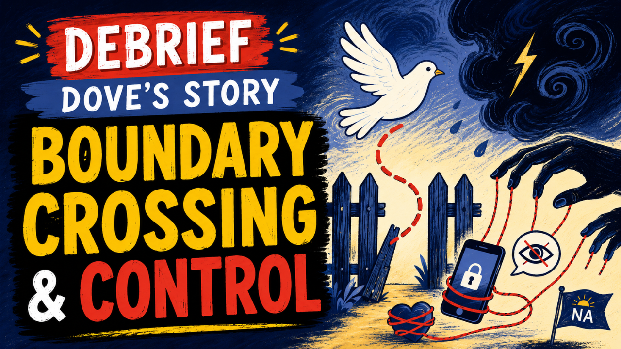 Debrief | Boundary Crossing, Jealous Control, & Blame in Dove’s Story