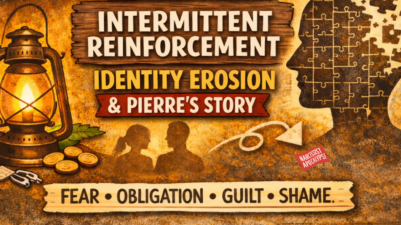 Debrief | Intermittent Reinforcement, Identity Erosion, and Pierre’s Story