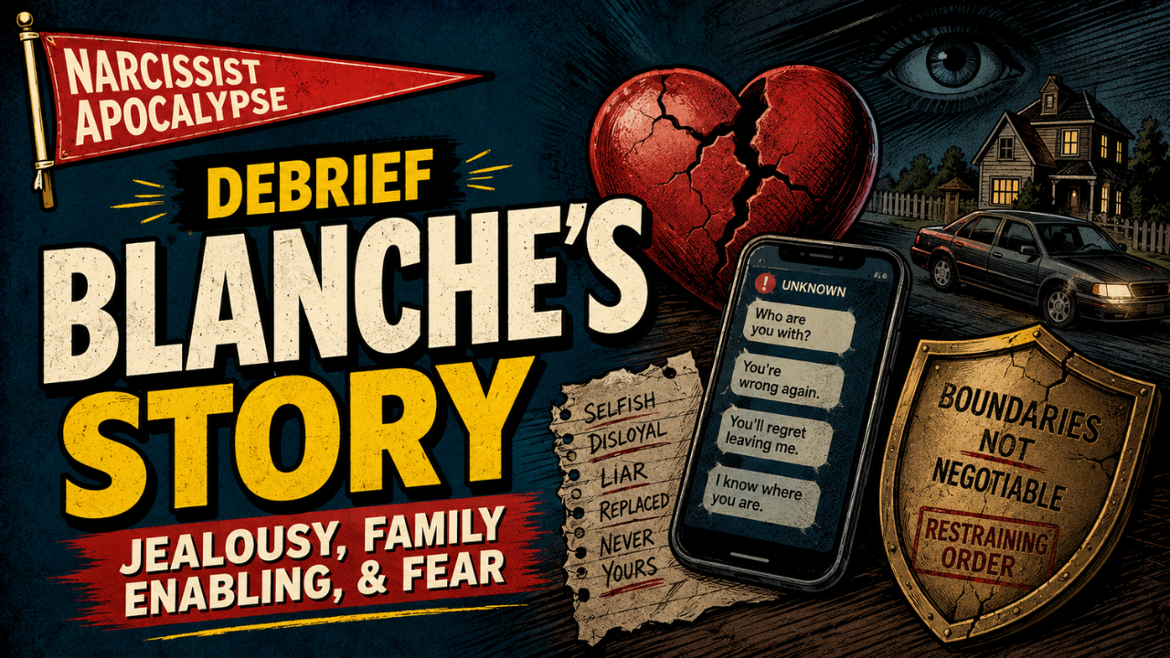 Debrief | Jealousy, Family Enabling, & Fear in Blanche’s Story