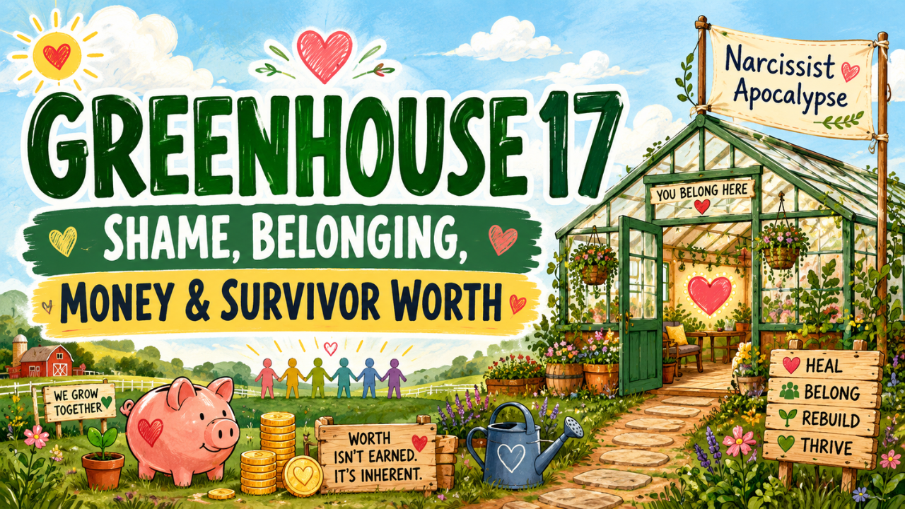Greenhouse17: Shame, Belonging, Money, and Survivor Worth