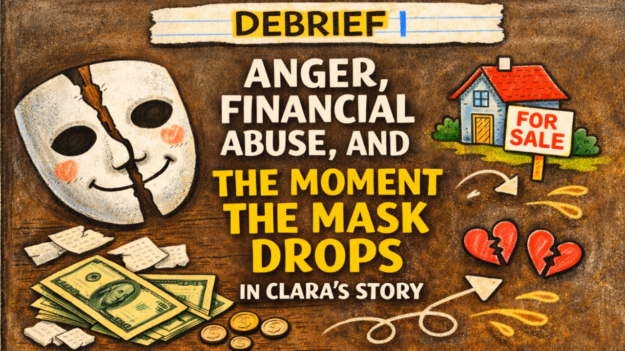 Debrief | Anger, Financial Abuse, and The Moment The Mask Drops in Clara’s Story