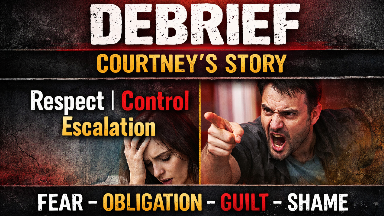 Debrief | Respect, Coercive Control, and Escalation in Courtney’s Story