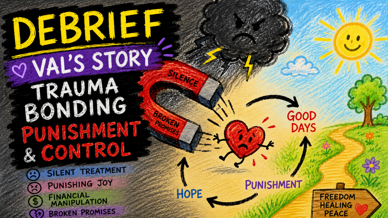 Debrief | Trauma Bonding, Punishment, & Control in Val’s Story