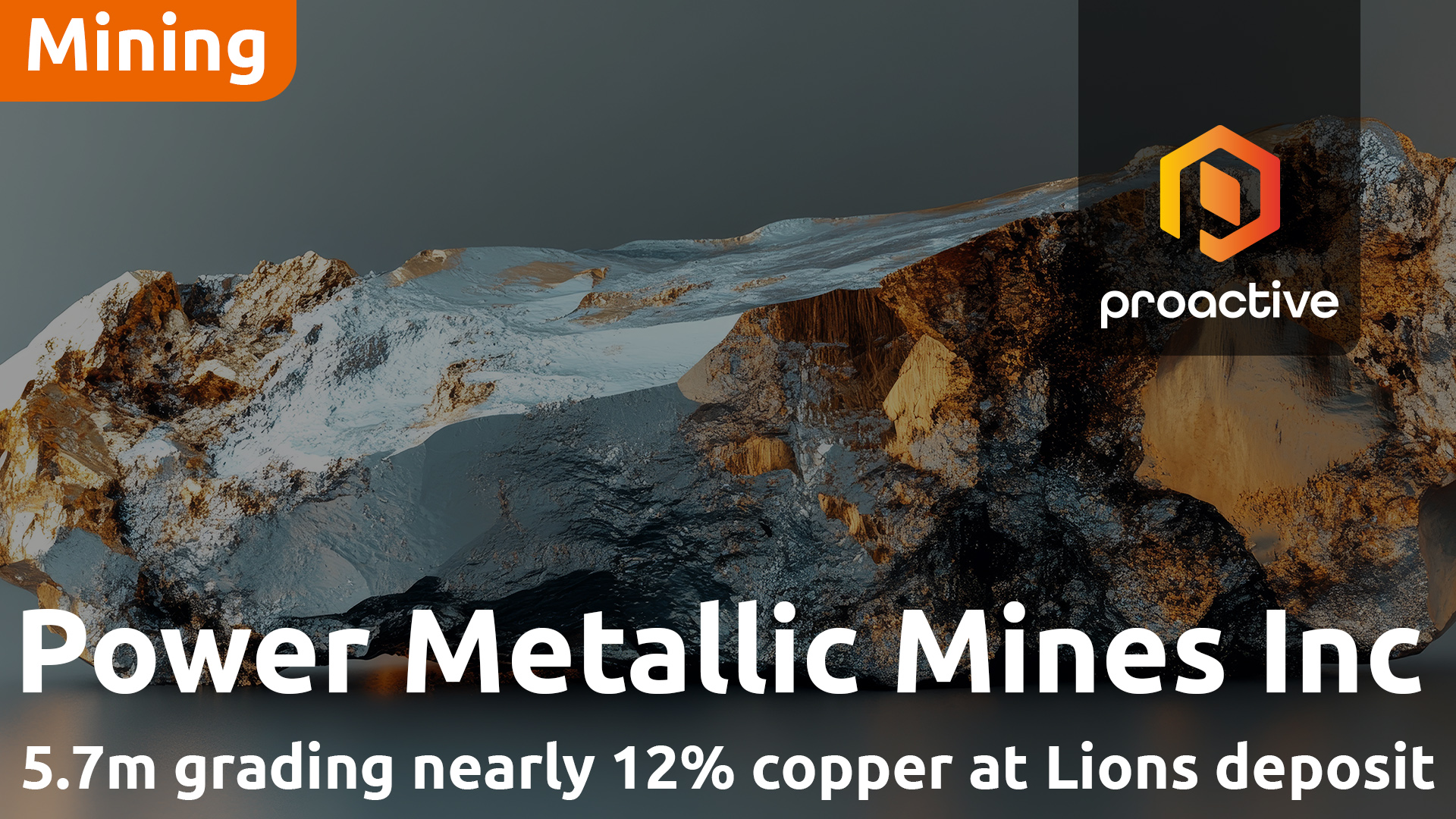 Power Metallic extends Lion deposit to new depths as deep drilling confirms continued mineralization