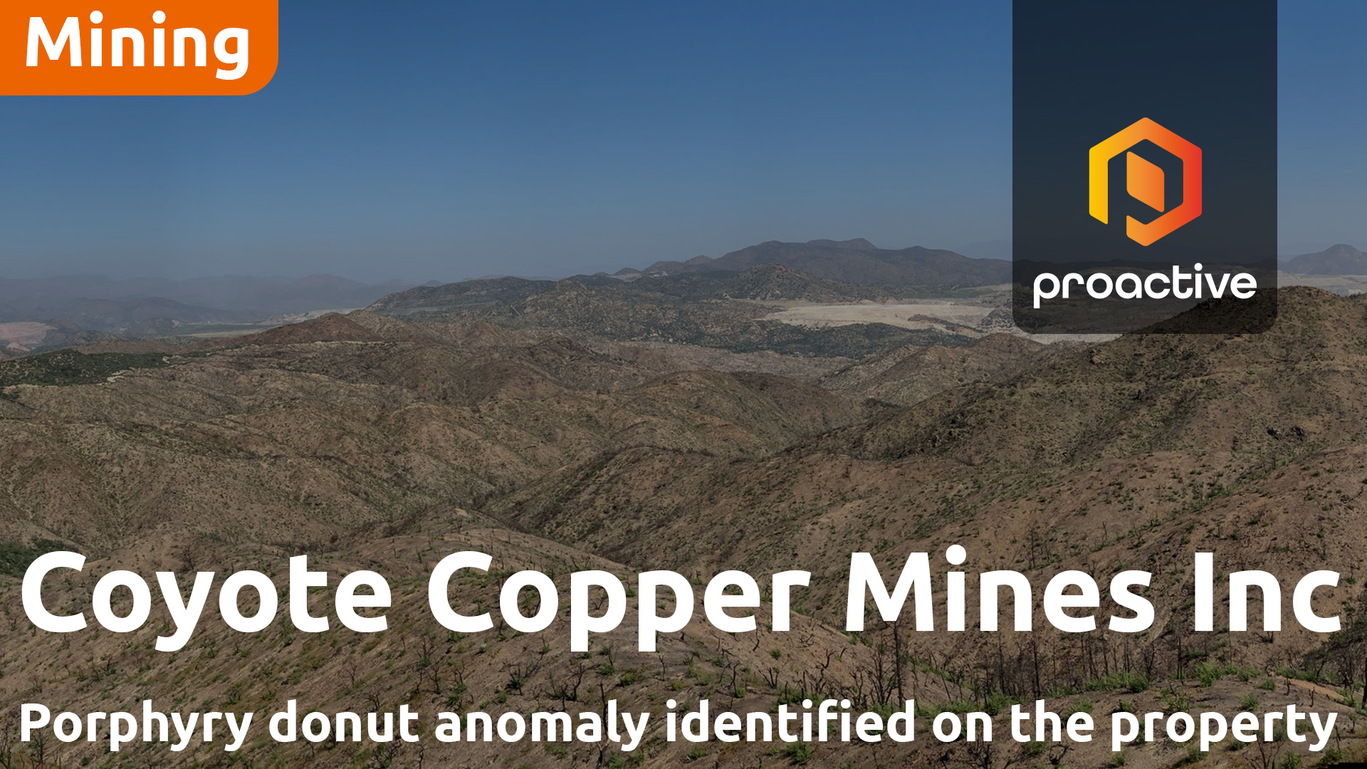 Coyote Copper receives drill permit approval, expands Copper Springs project footprint