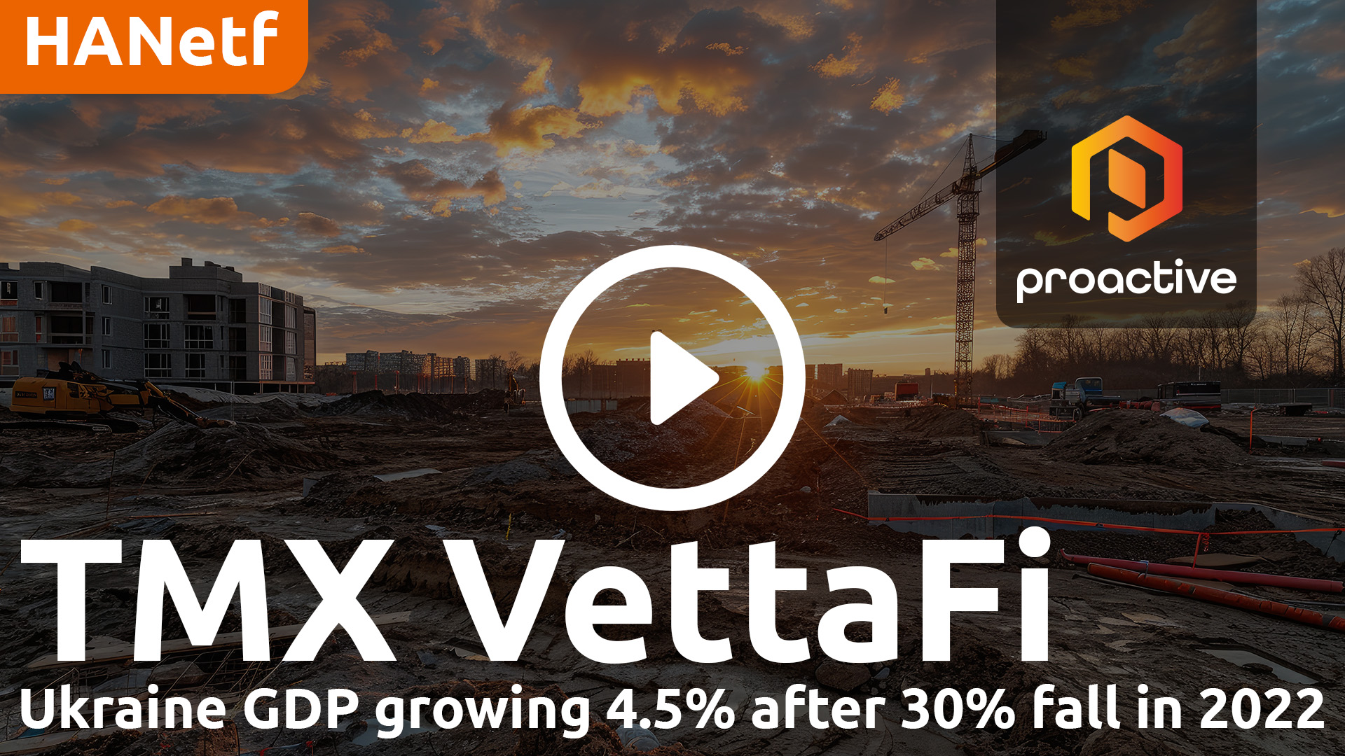 Ukraine GDP growing 4.5% as $589bn reconstruction theme opens up - TMX VettaFi