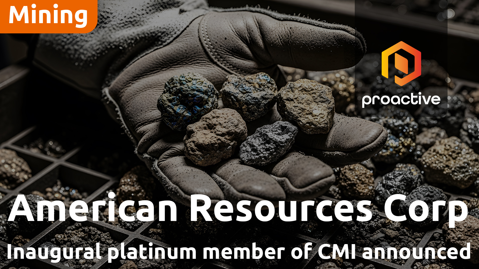 American Resources joins Critical Minerals Institute as inaugural Platinum member