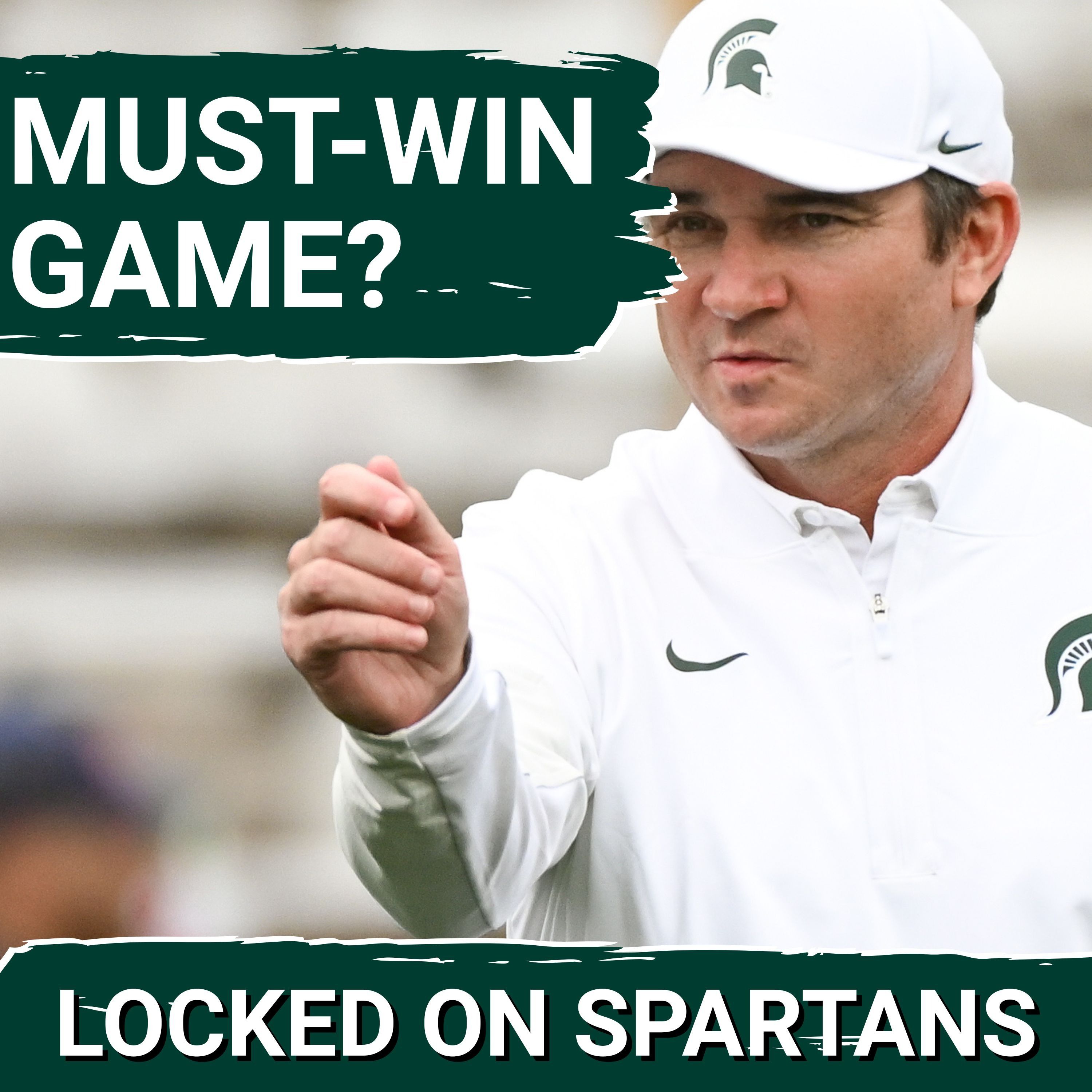 MSU football, Jonathan Smith playing WIN OR GO HOME game vs. Michigan; Nick Marsh the key to victory