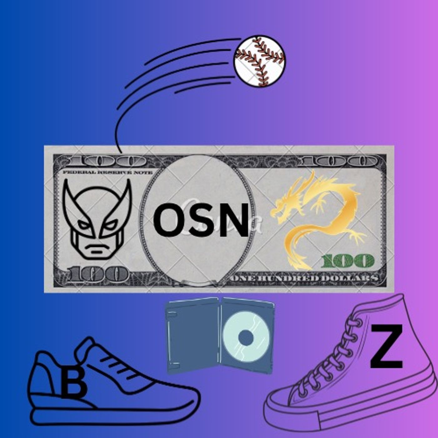 Episode 100- "Old School Noobs with the BnZ Shoes" episode artwork