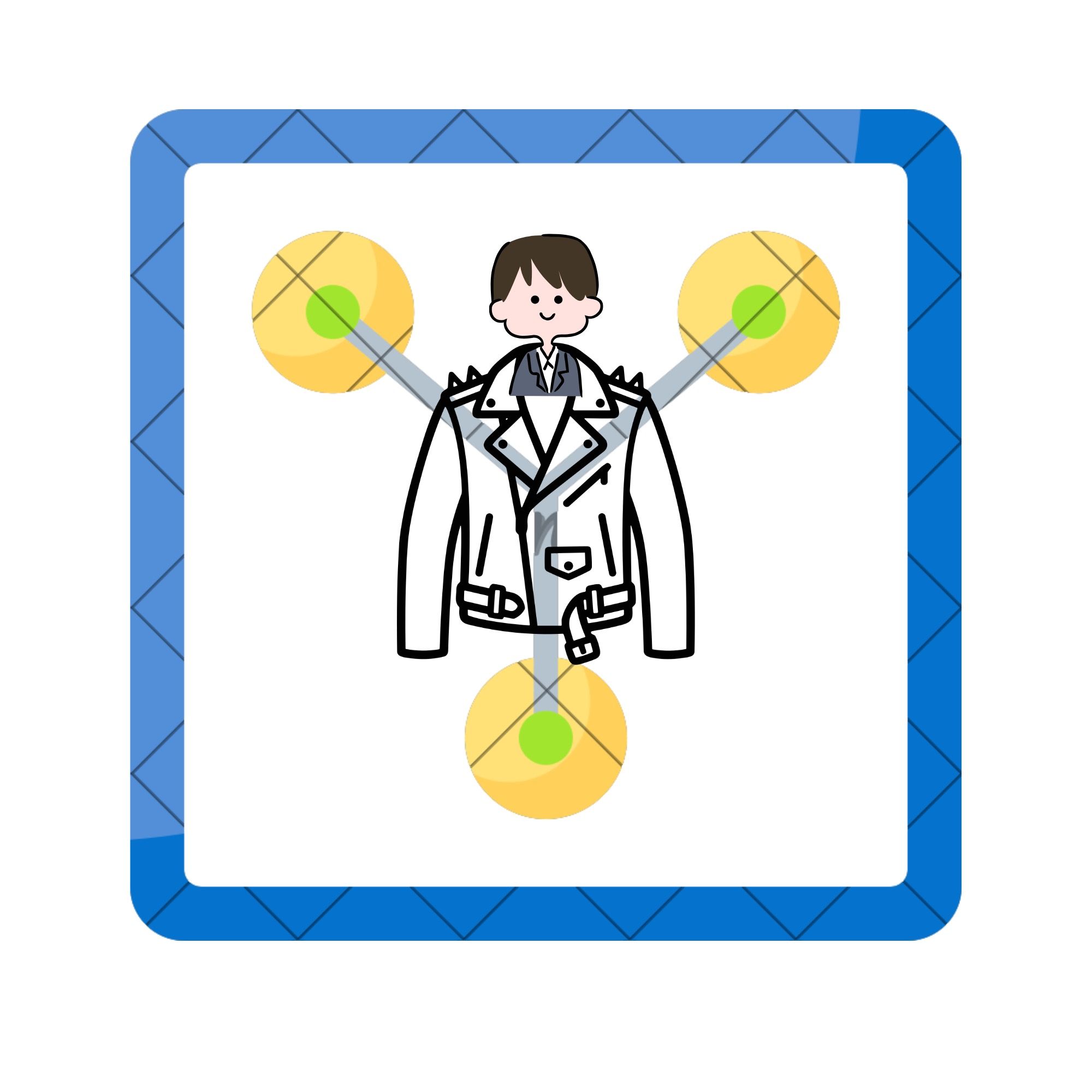 Episode 105- "Tommy and His Full Metal Flux Capacitor Jacket" (7-19-26) episode artwork