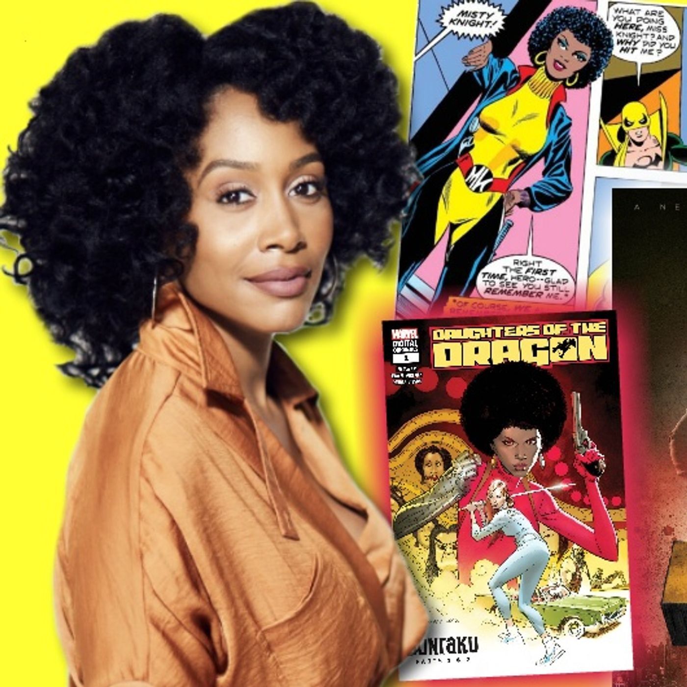 #280: Simone Missick on her superhero role as Misty Knight on the Marvel series Luke Cage! episode artwork