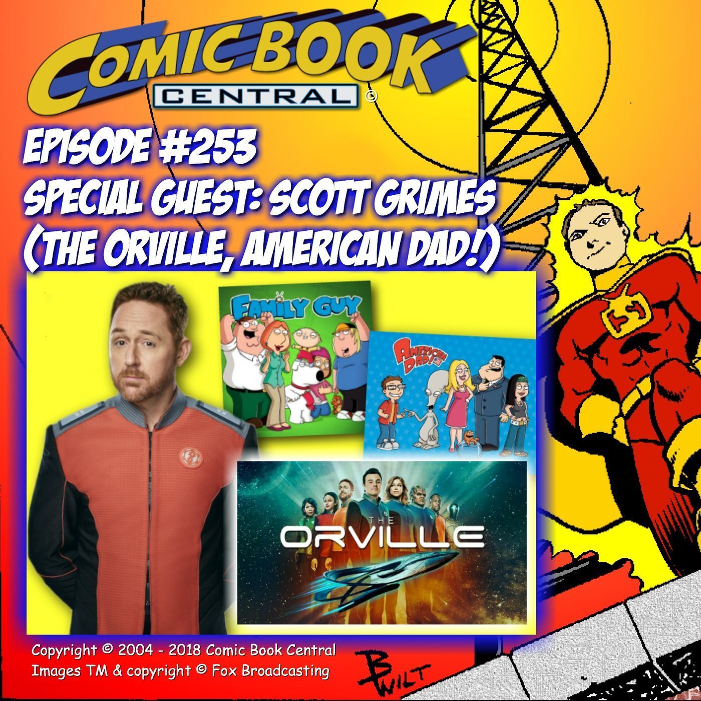 #253: Scott Grimes from The Orville and American Dad episode artwork