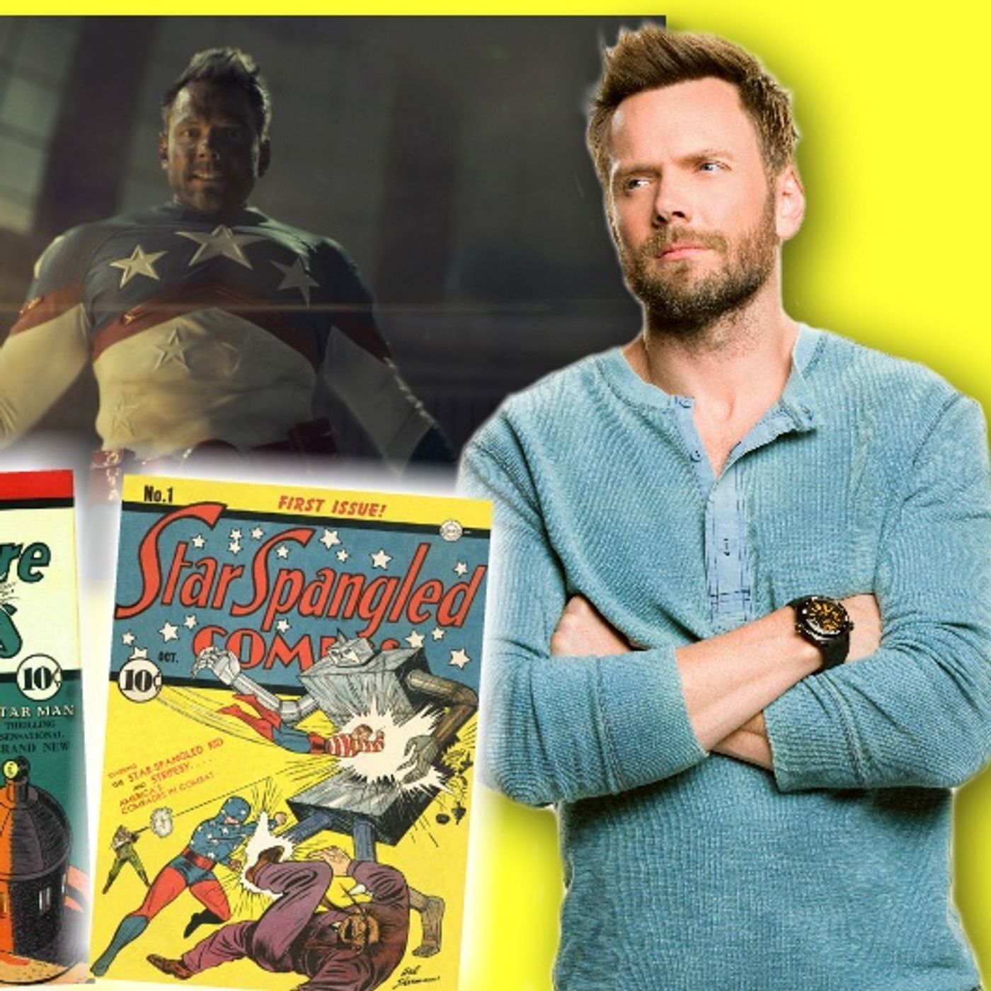 #335: Joel McHale - from stand-up to superhero as Starman on Stargirl! episode artwork