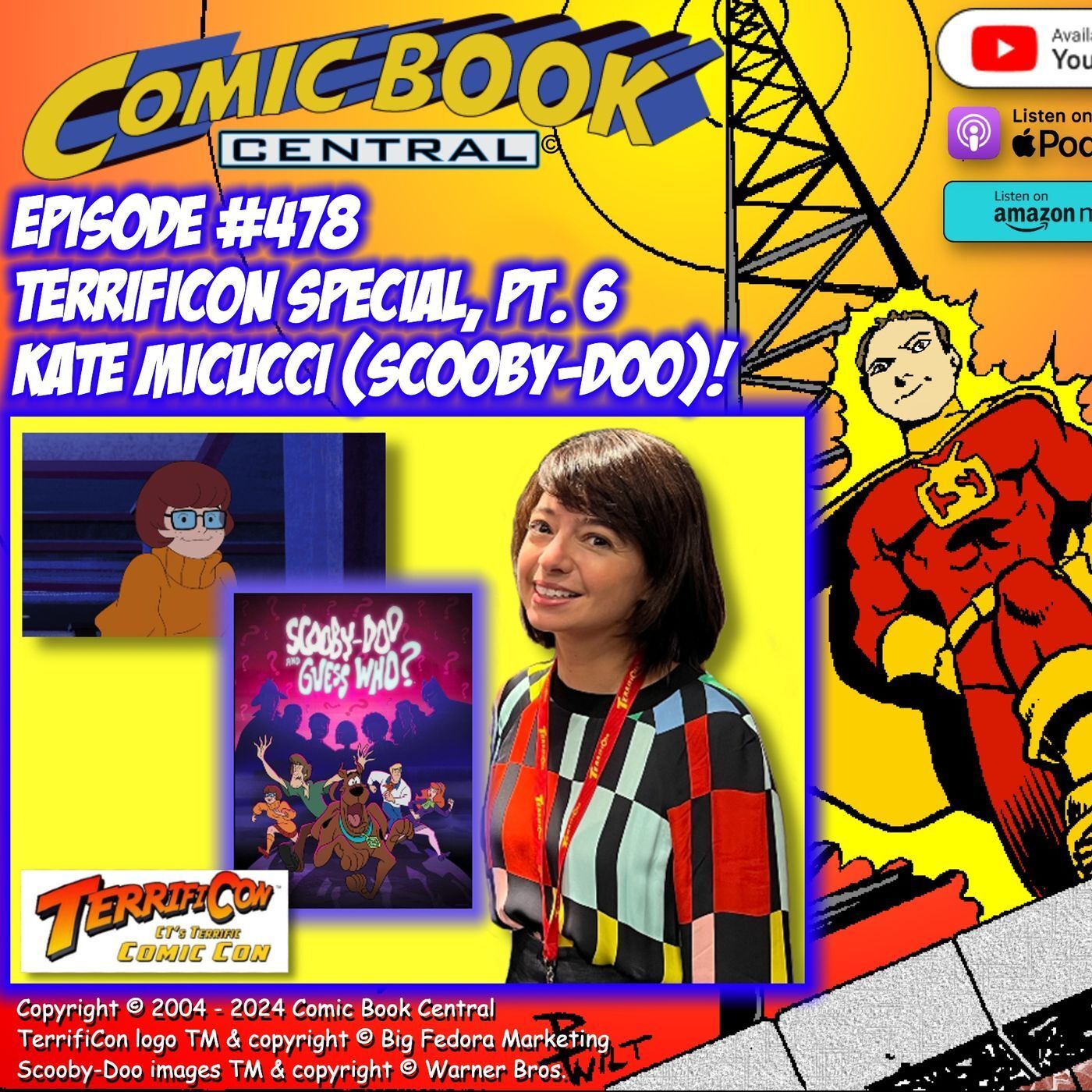 #478: TerrifiCon, pt. 6 with Kate Micucci from The Big Bang Theory & Scooby-Doo! episode artwork