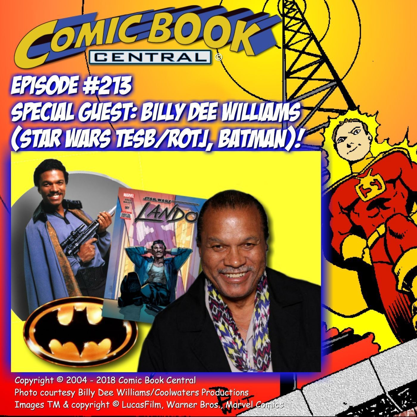 #213: Billy Dee Williams on Star Wars, Lando, Batman, and more episode artwork