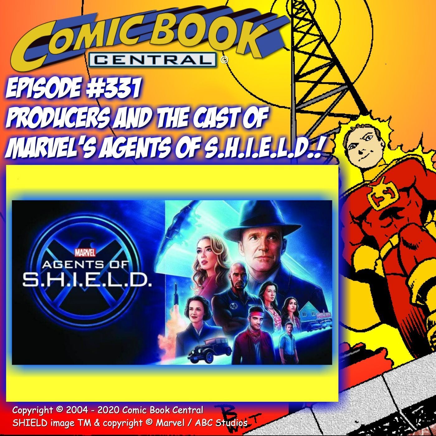 #331: Producers and cast of Marvel's Agents of SHIELD! episode artwork