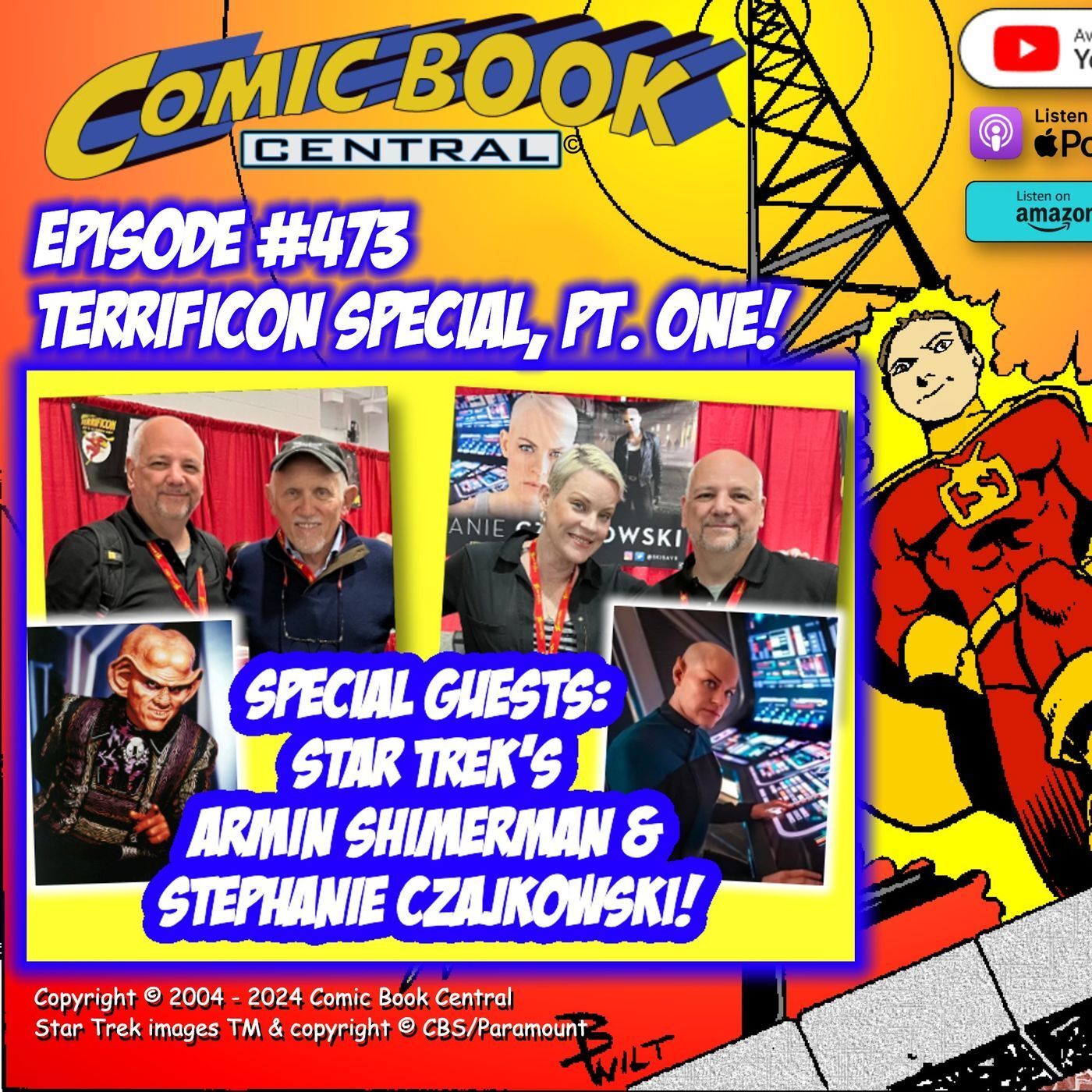#473: TerrifiCon, pt. 1 with Star Trek's Armin Shimerman & Stephanie Czajkowski! episode artwork
