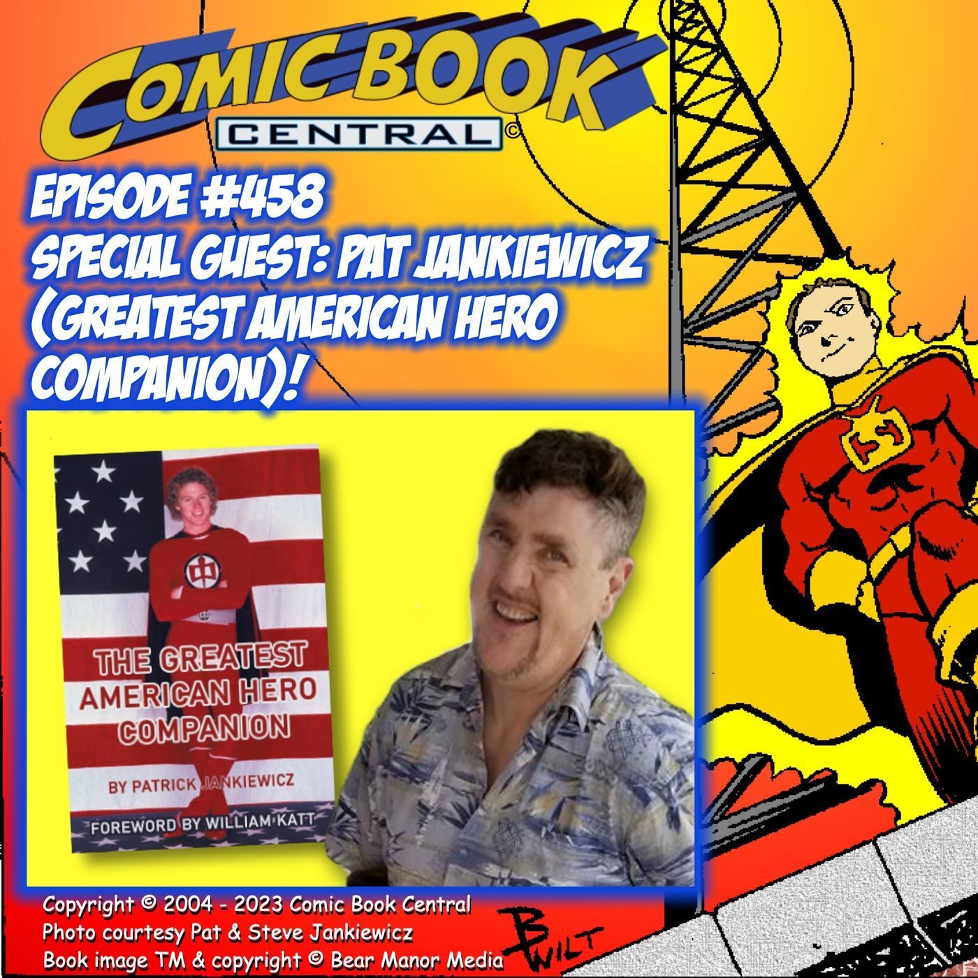#458: Author Pat Jankiewicz (The Greatest American Hero Companion)! episode artwork