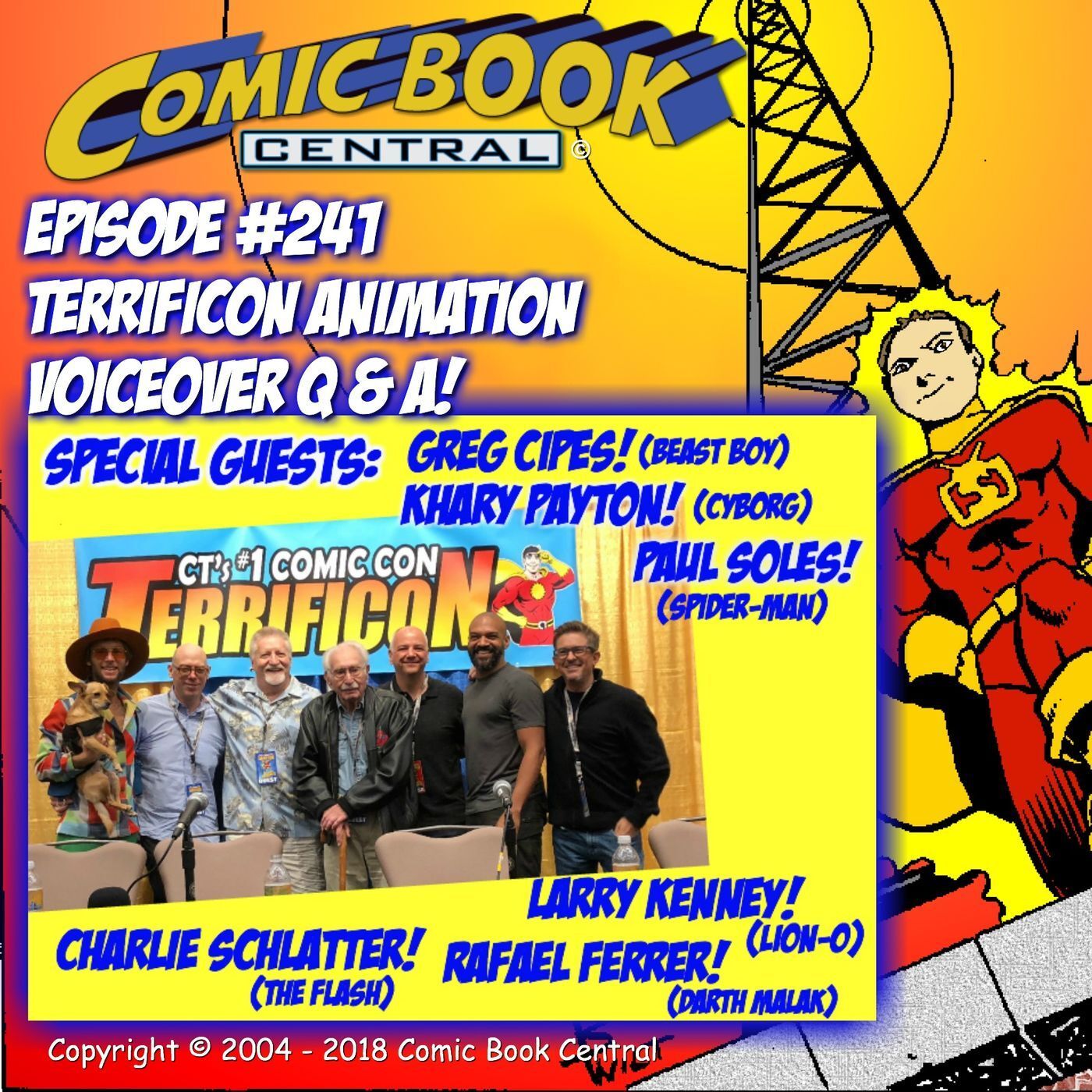 #241: Comic Book Central at TerrifiCon Part Four: Animation Voiceover Q&A episode artwork