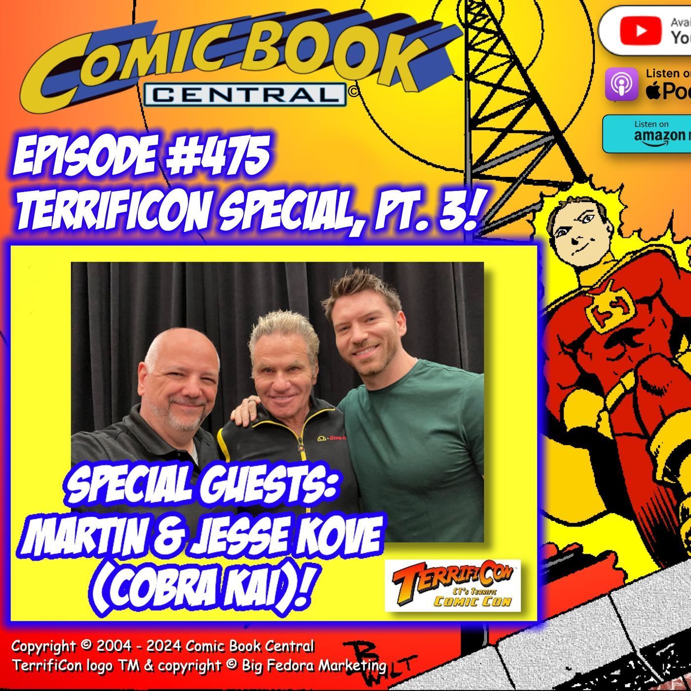 #475: TerrifiCon, pt. 3 with Martin & Jesse Kove! episode artwork