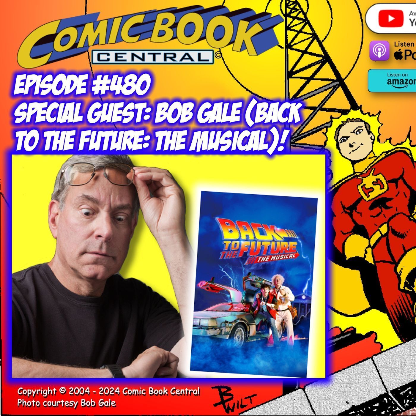 #480: Back to the Future: The Musical with producer Bob Gale! episode artwork