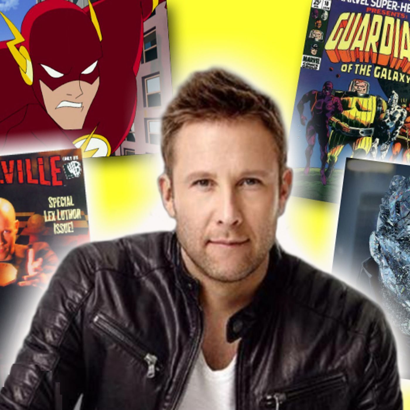 #258: Michael Rosenbaum returns to Comic Book Central episode artwork