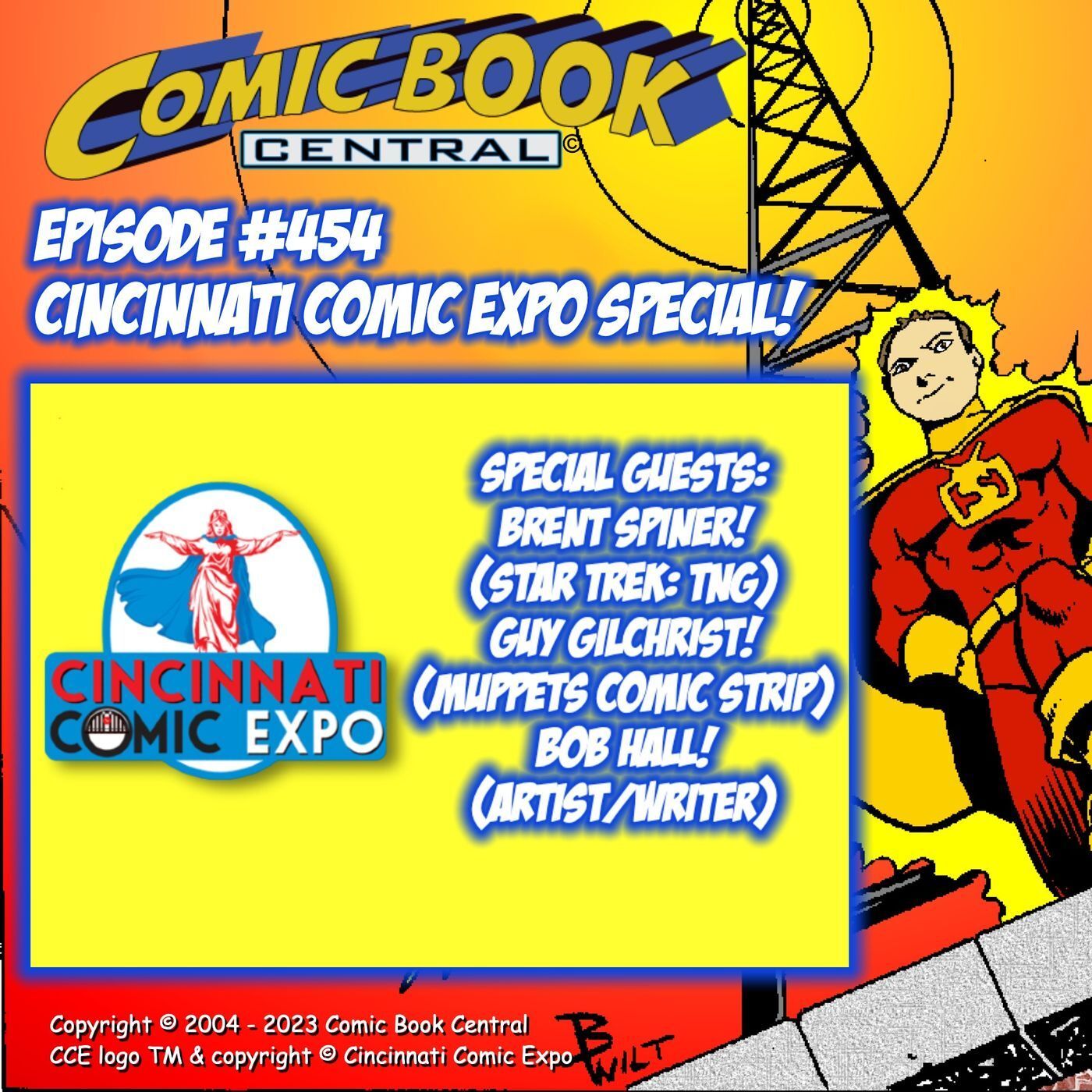 #454 Cincinnati Comic Expo Special with Brent Spiner, Guy Gilchrist & Bob Hall! episode artwork