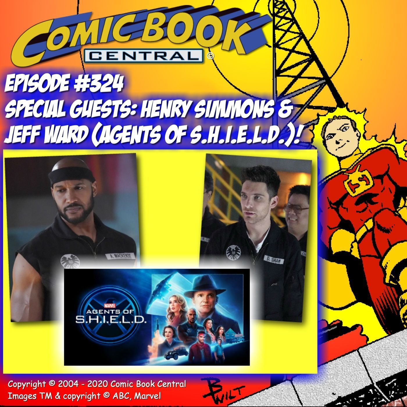 #324: Henry Simmons and Jeff Ward from Marvel's Agents of SHIELD! episode artwork
