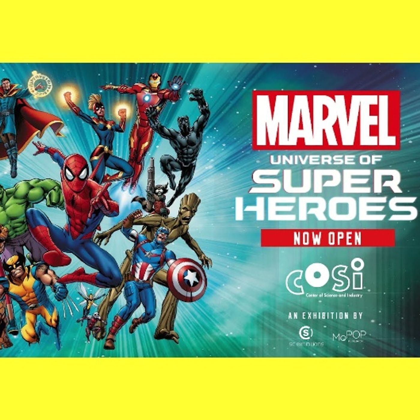 #418: Marvel Universe of Superheroes at the Center of Science and Industry (COSI)! episode artwork