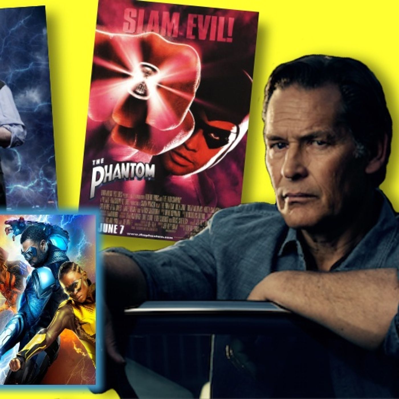 #408: James Remar from Black Lightning, Gotham, Batman animated & The Phantom! episode artwork