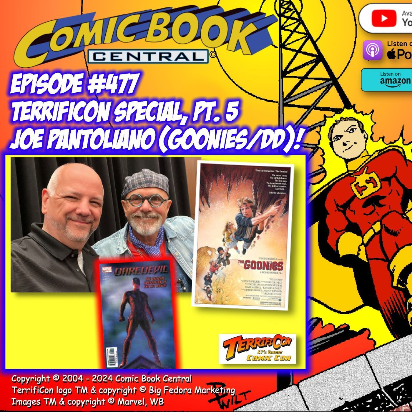 #477: TerrifiCon, pt. 5 with Joe Pantoliano from The Goonies & The Sopranos! episode artwork