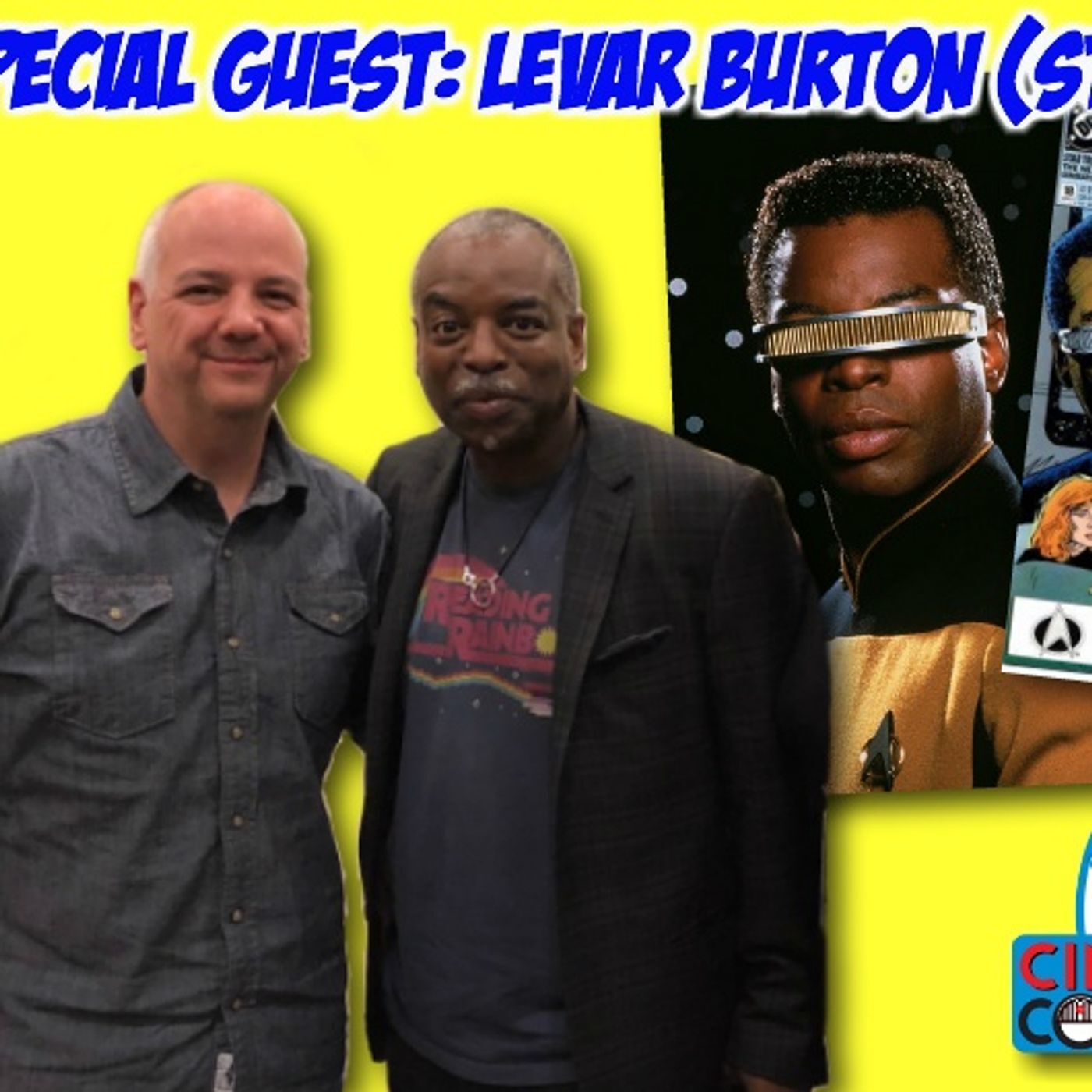 #247: Comic Book Central at Cincinnati Comic Expo Part Three with LeVar Burton episode artwork