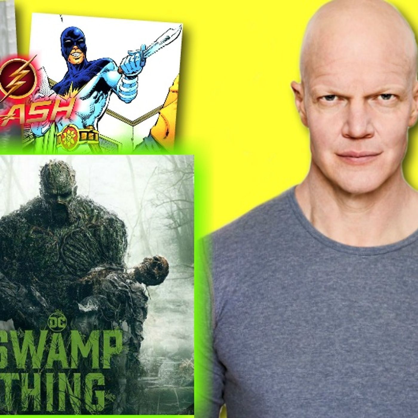 #283: Derek Mears on bringing the DC Comics superhero Swamp Thing to life! episode artwork