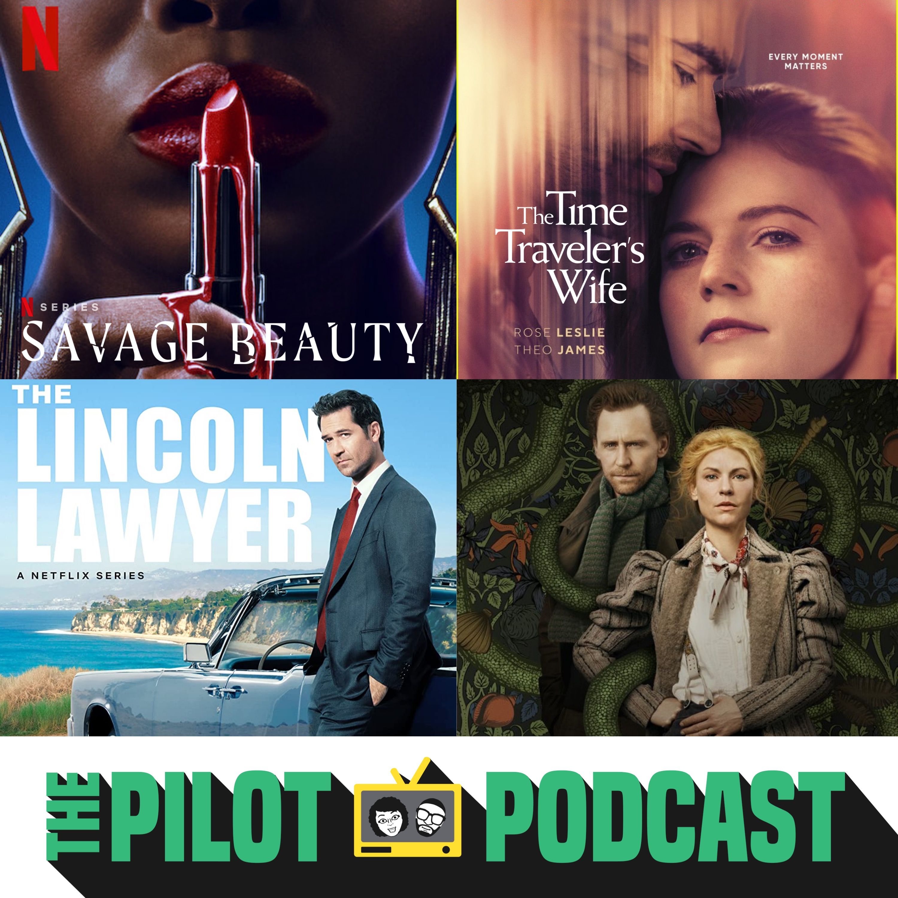 The Lincoln Lawyer, The Time Traveler’s Wife, The Essex Serpent, Savage Beauty