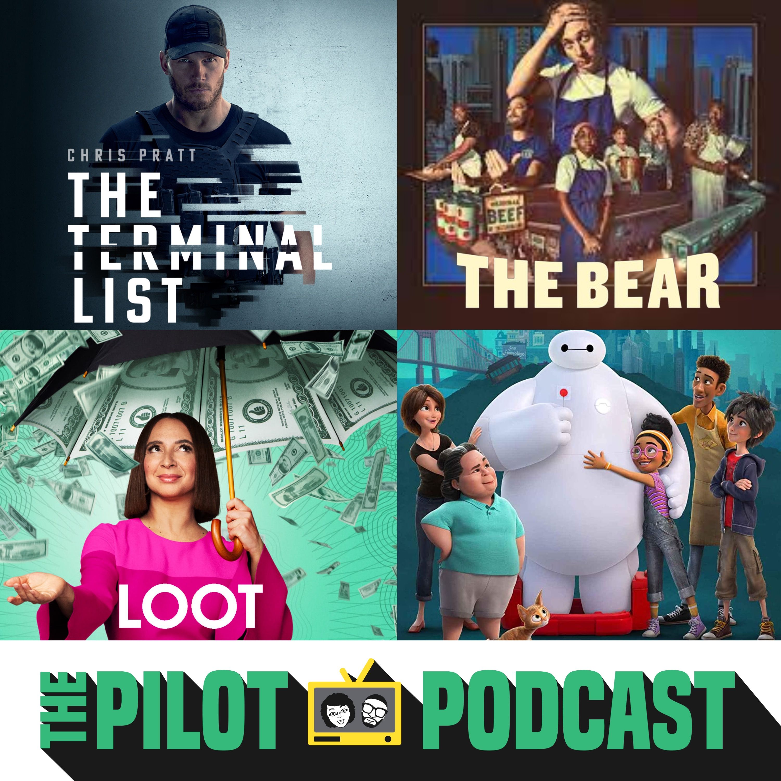Baymax, The Terminal List, The Bear, Loot
