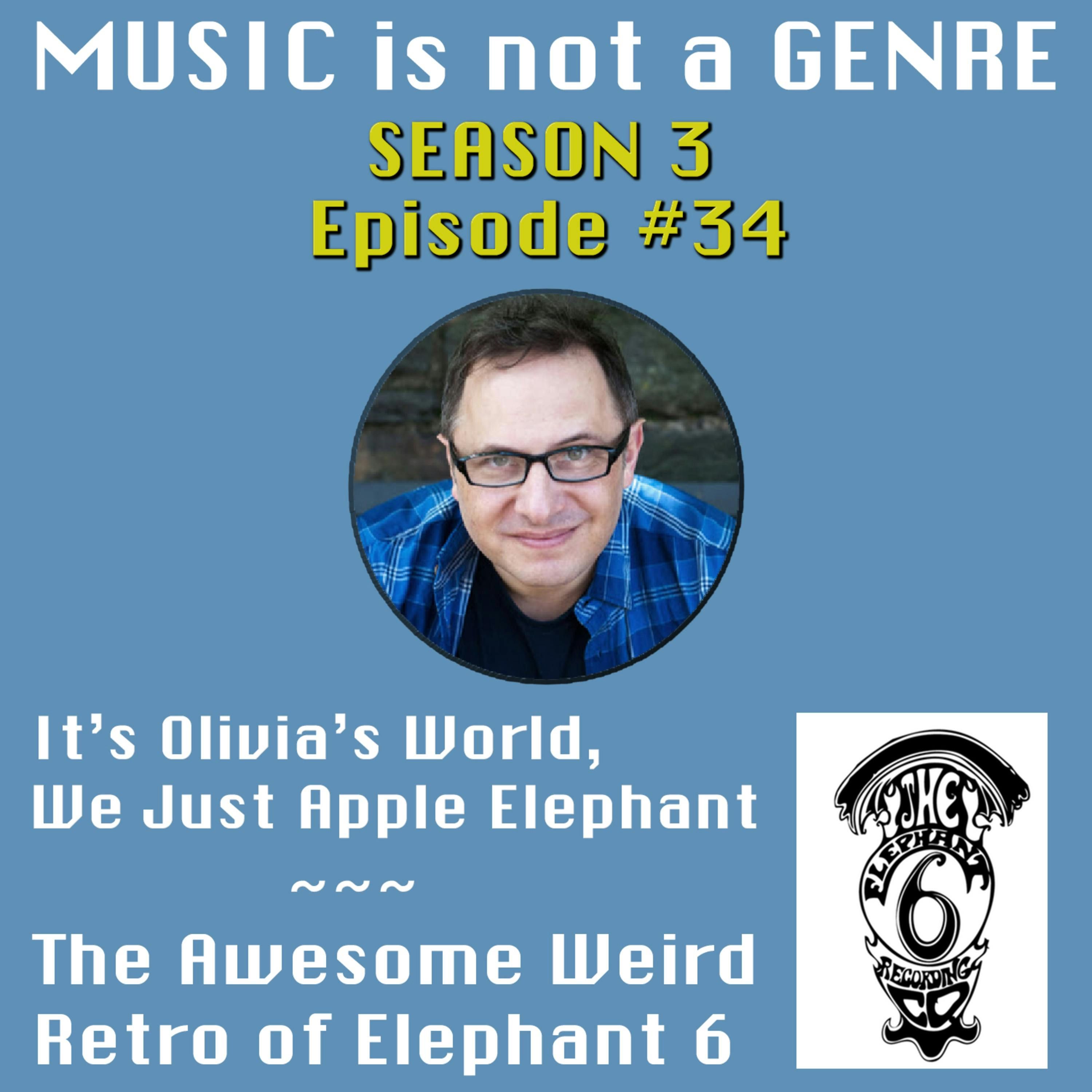 It's Olivia's World, We Just Apple Elephant - The Awesome Weird Retro of Elephant 6 | MUSIC is not a GENRE - Season 3 Episode #34 episode artwork