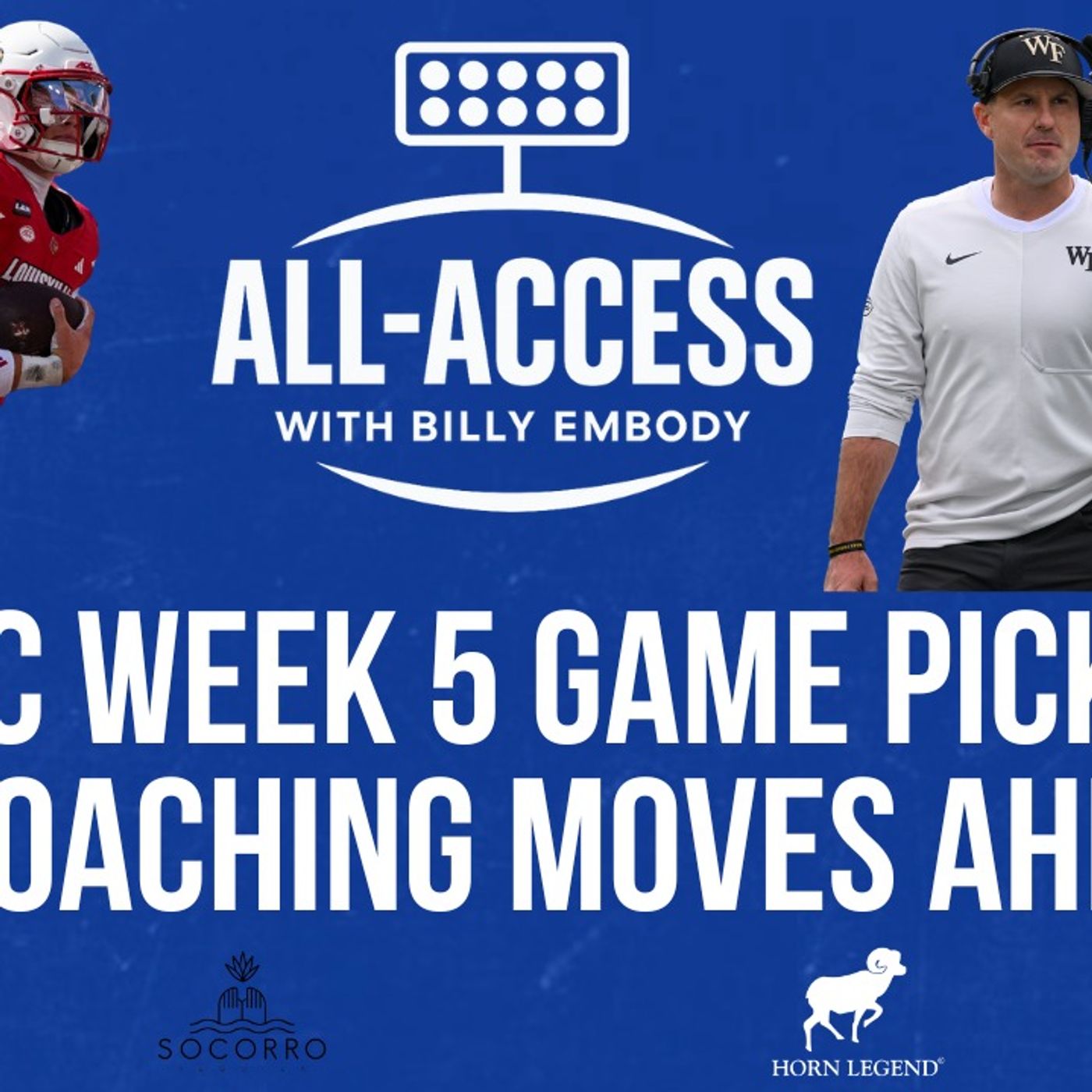 Week 5 College Football Game Picks: Miami at Clemson, ACC Predictions | ACC Coaching Carousel episode artwork
