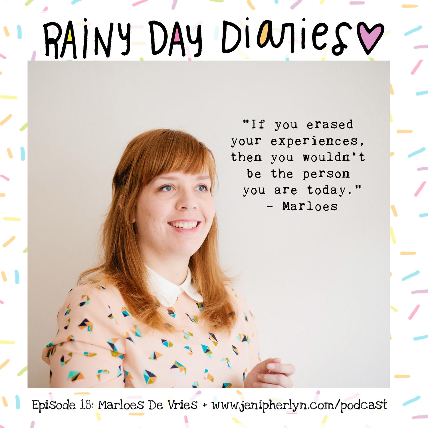 Eps. 18 - Marloes De Vries - Getting through hard times, becoming an illustrator + LOTS of random giggly banter