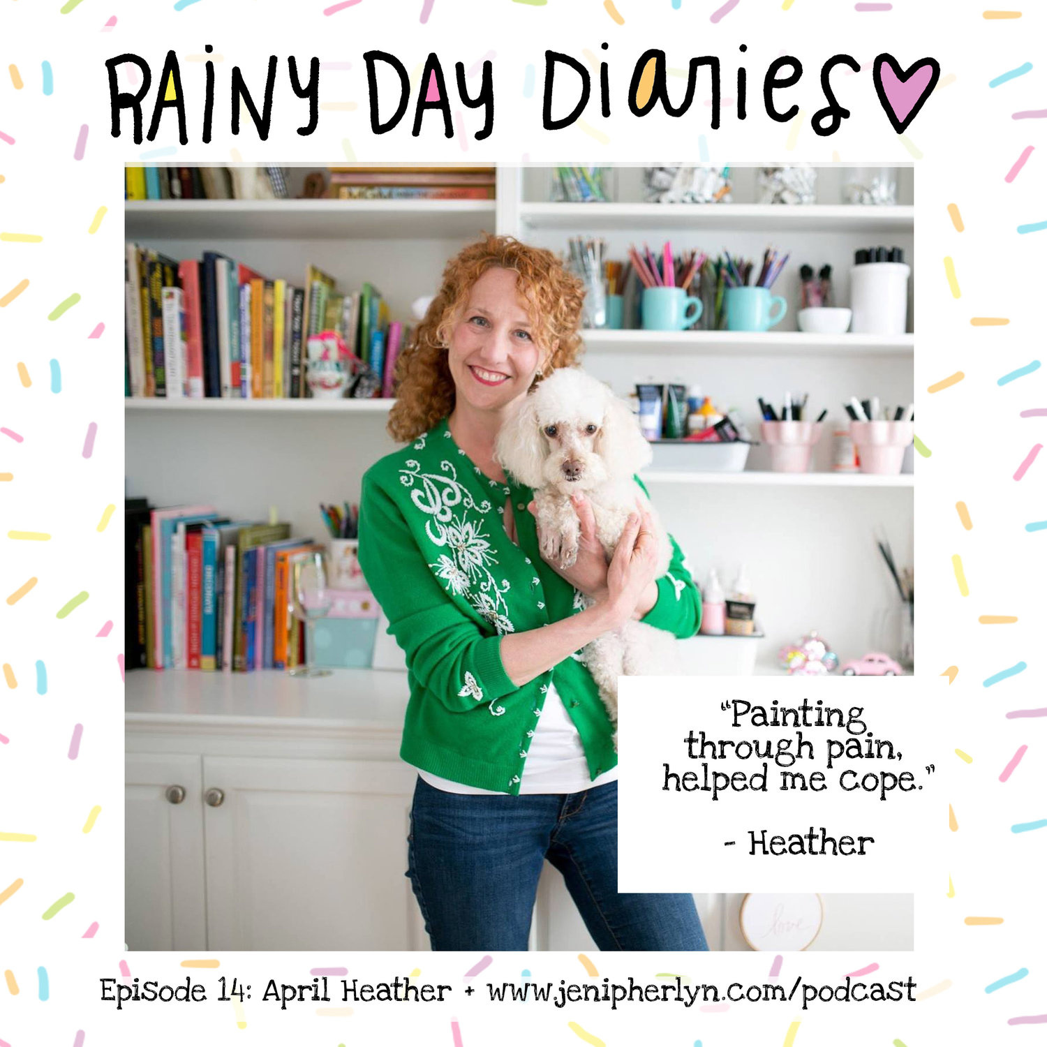 Eps. 14 - April Heather talks about how migraines started her art journey + how friendships helped her along the way.
