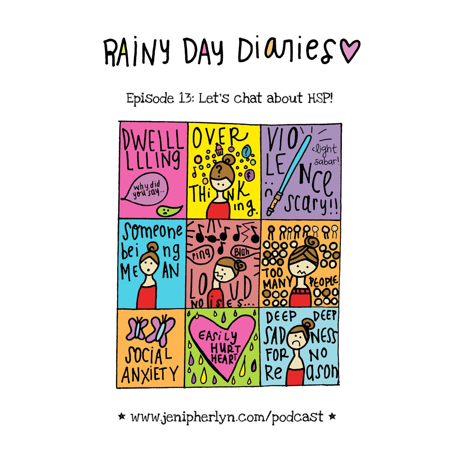 Eps. 13 - Let's chat about HSP! (aka Hyper Sensitivity!) It's a real thing!!