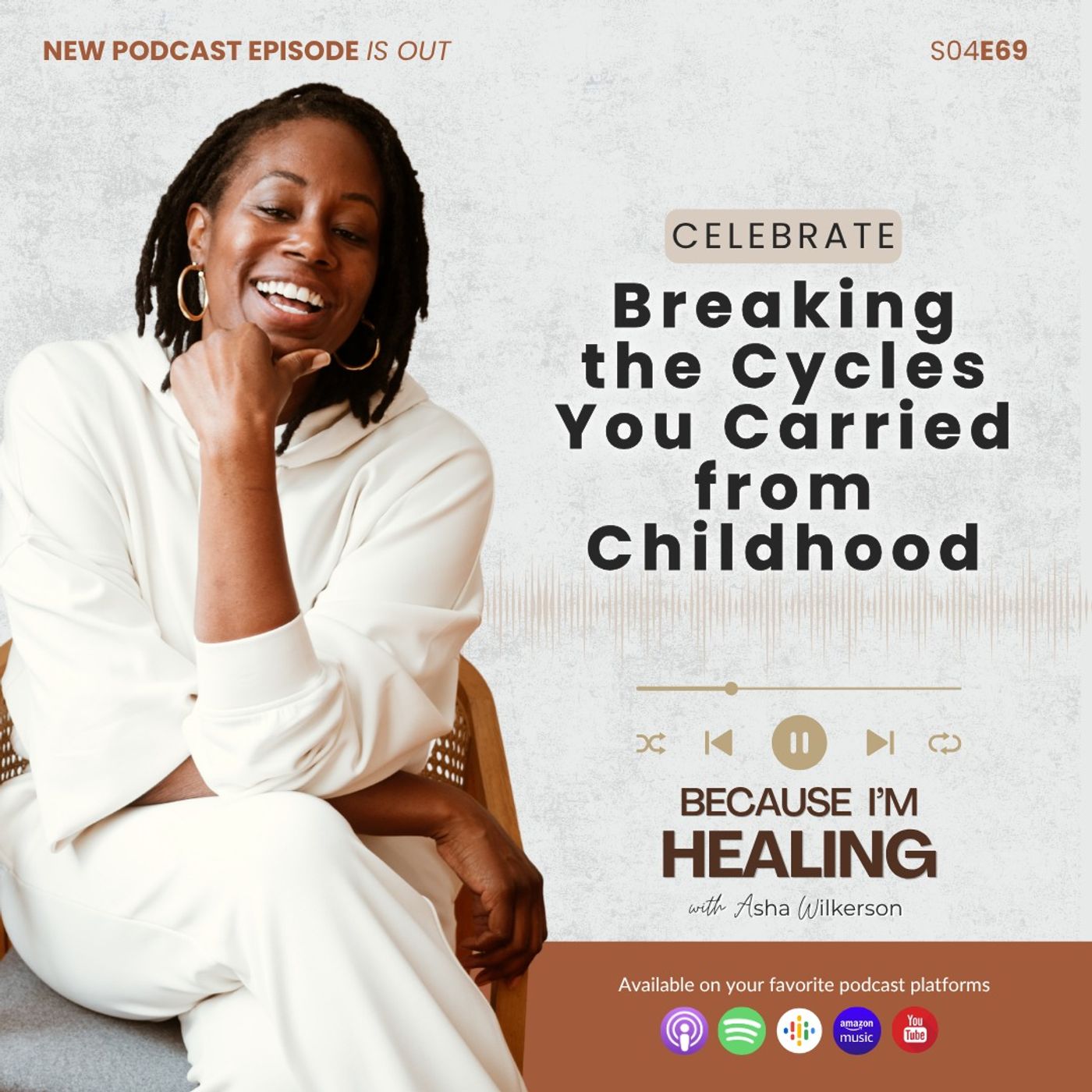 Ep 69: Celebrate: Breaking the Cycles You Carried from Childhood Ep 69: Celebrate: Breaking the Cycles You Carried from Childhood