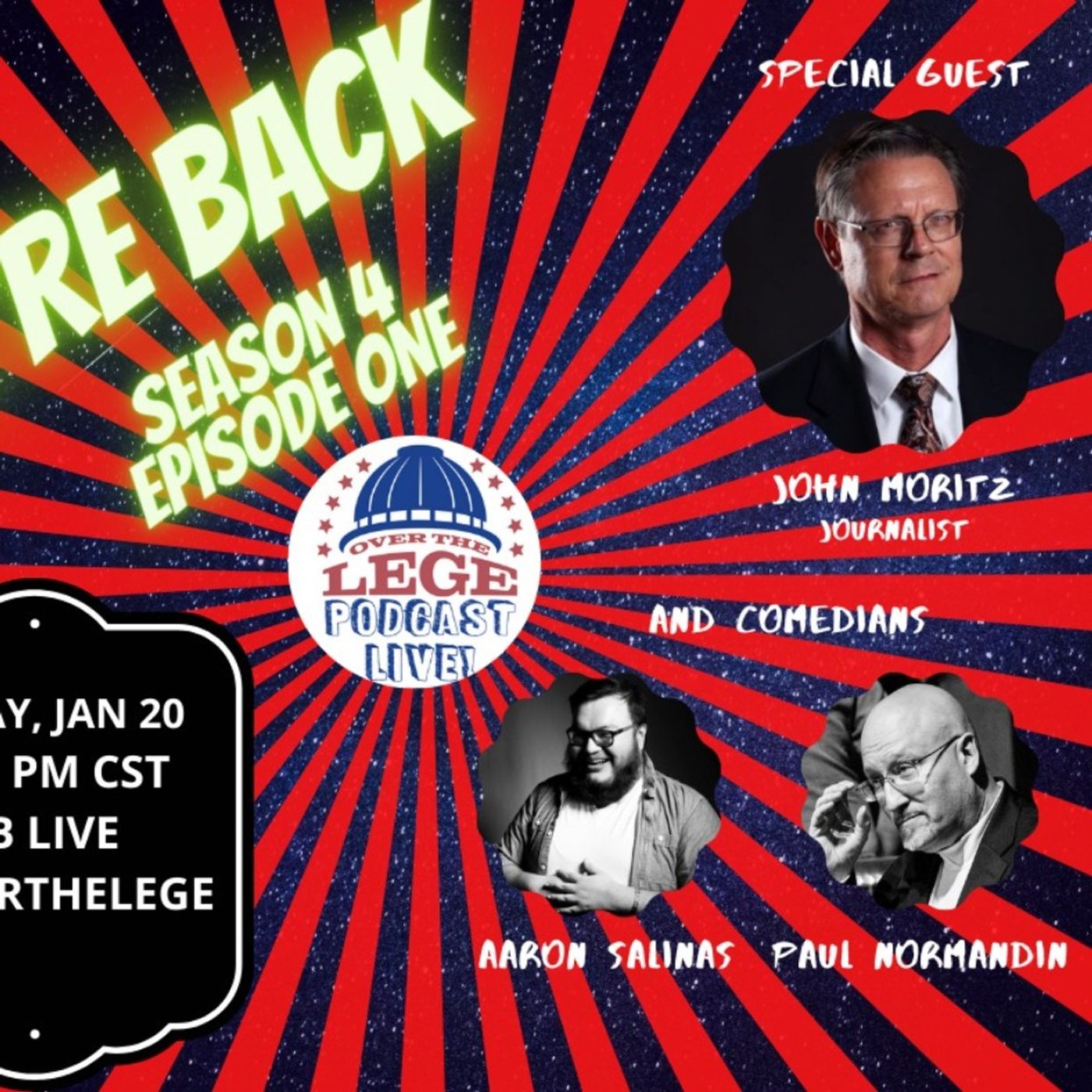 Over the Lege, The Live Podcast!