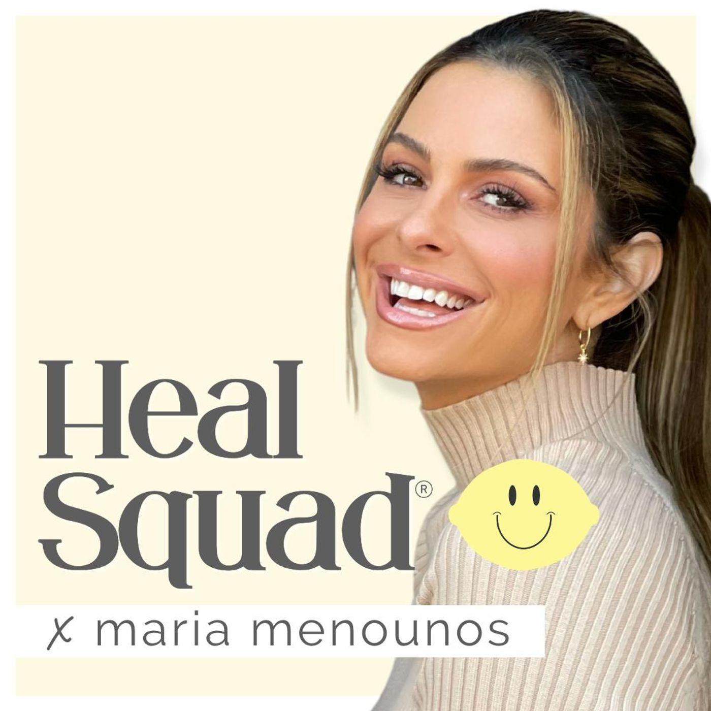 Heal Squad x Maria Menounos podcast cover art