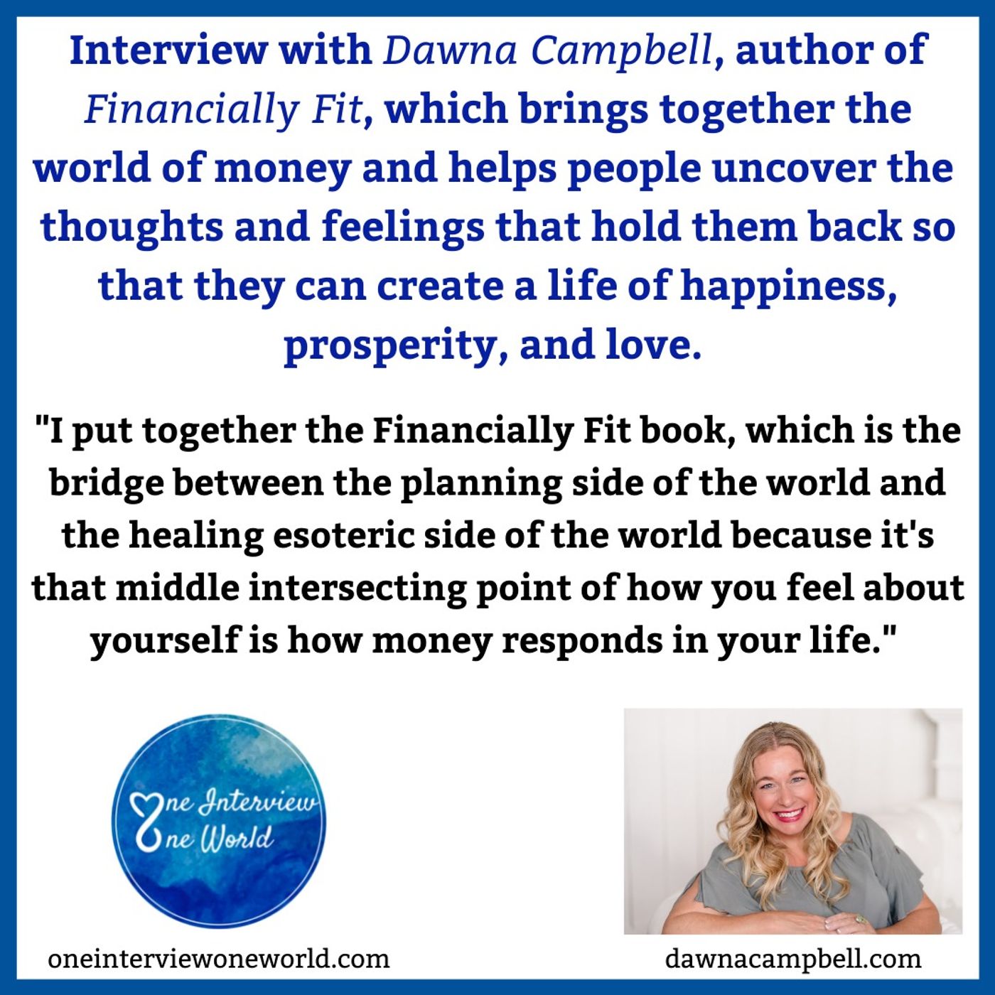 One Interview One World