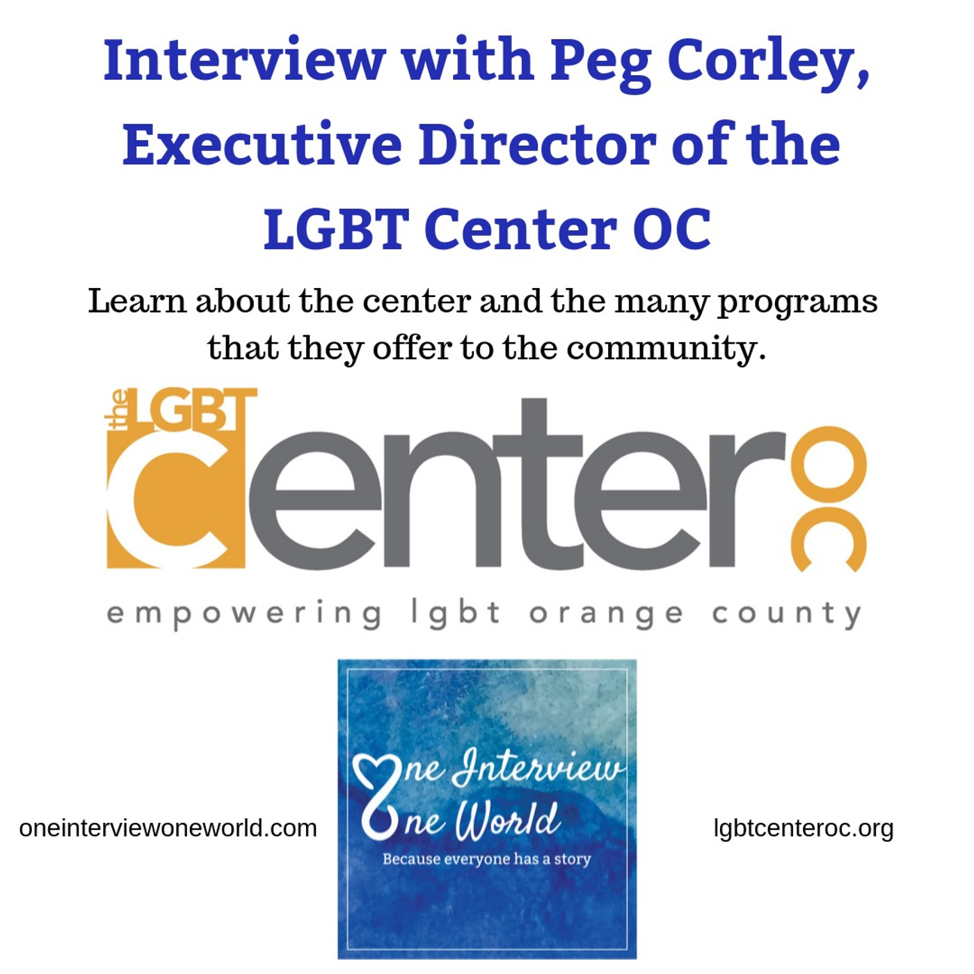 Peg Corley, Executive Director of the LGBT Center OC